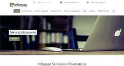 Desktop Screenshot of inforpen.com
